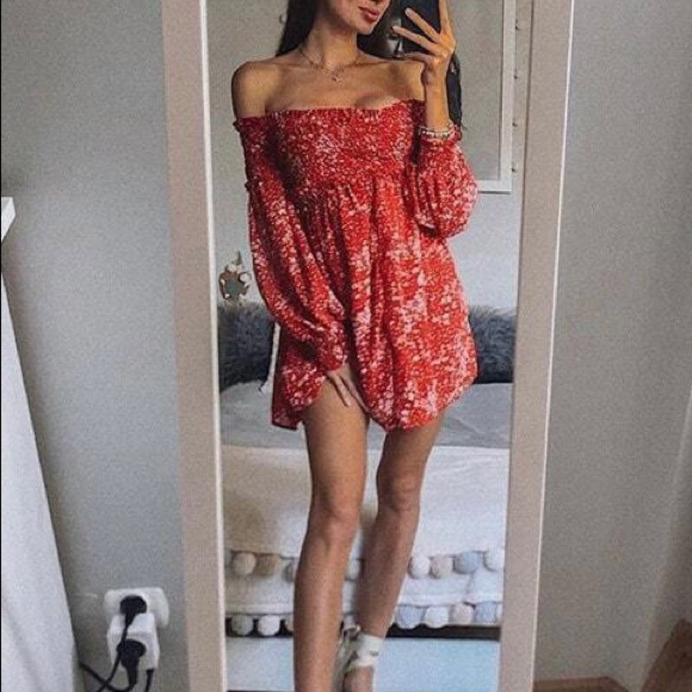 Cute Red Boho Dress :)